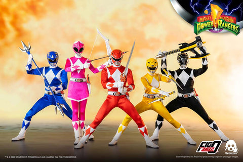Mighty Morphin Power Rangers – 1/6 Core Rangers + Green Ranger Six-Pack