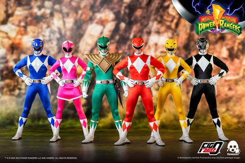 Mighty Morphin Power Rangers – 1/6 Core Rangers + Green Ranger Six-Pack
