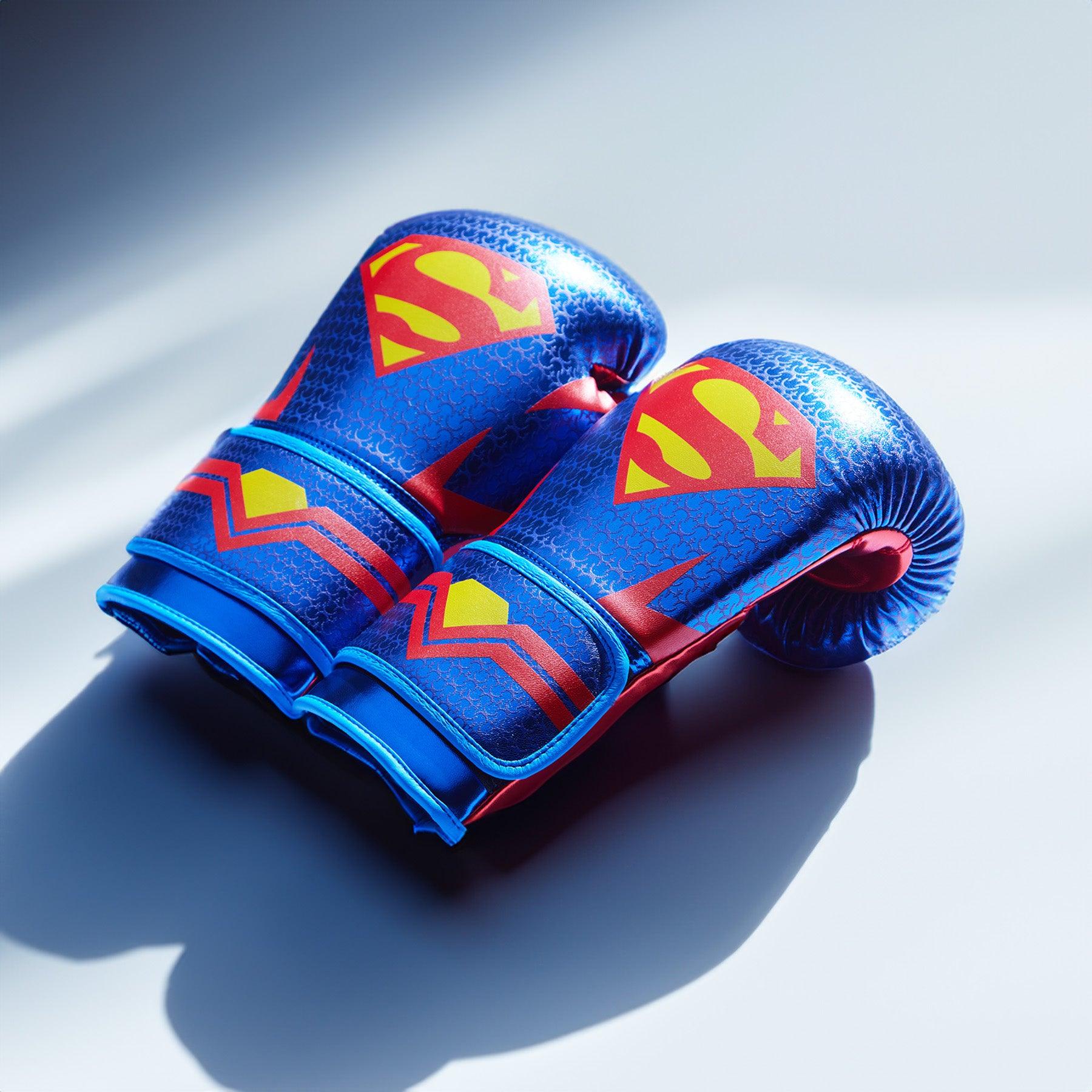 Superman Boxing Gloves Metallic Version Awesomeism