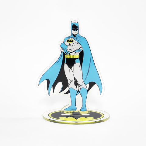 Batman Collectible Coins Set - Black + Batman Acrylic Stand - Standing Duo Set - Awesomeism