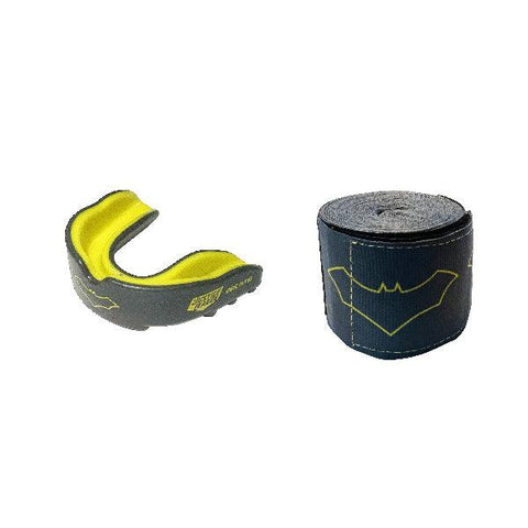 Batman Boxing Hand Wrap & Mouthguard Set - Awesomeism