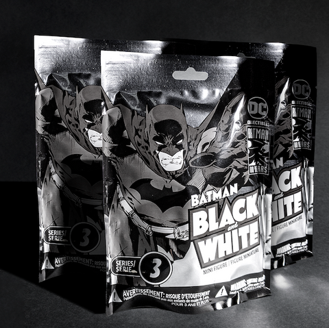 Batman Black & White Blind Bag Mini Figure Wave 3