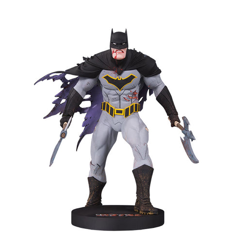 DC Designer Series: Metal Batman By Greg Capullo Mini Statue