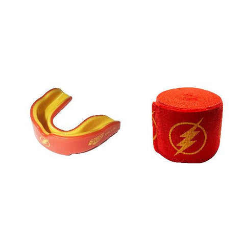 The Flash Boxing Hand Wrap & Mouthguard Set - Awesomeism